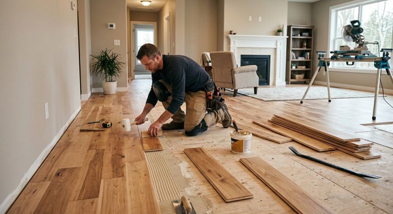 Engineered Wood Installation in East Providence, RI