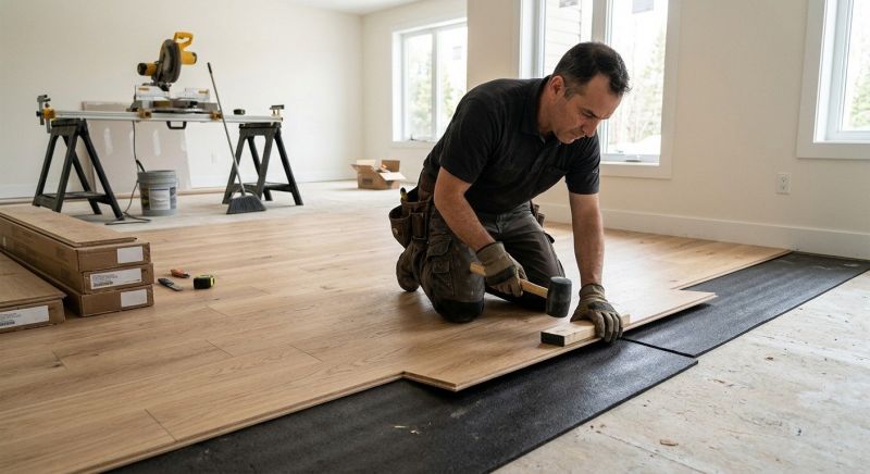 Engineered Wood Installation in East Providence, RI