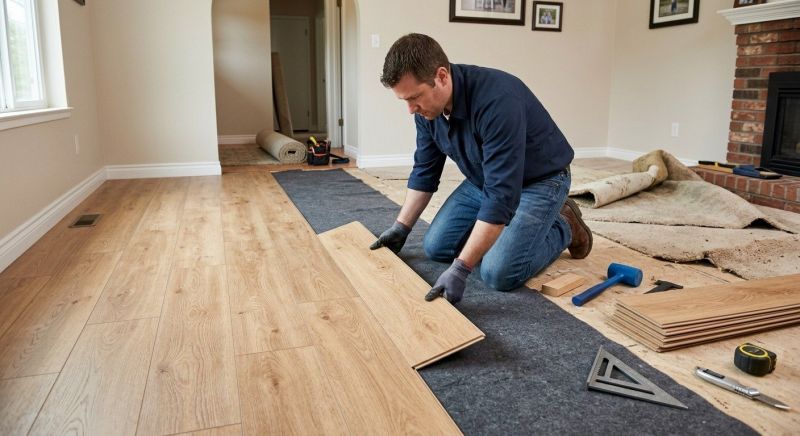 Laminate Floor Remodeling in East Providence, RI