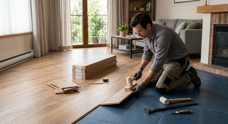 Laminate Floor Remodeling in East Providence, RI