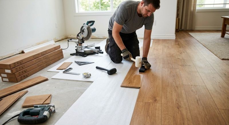 Laminate Floor Replacement in Chepachet, RI