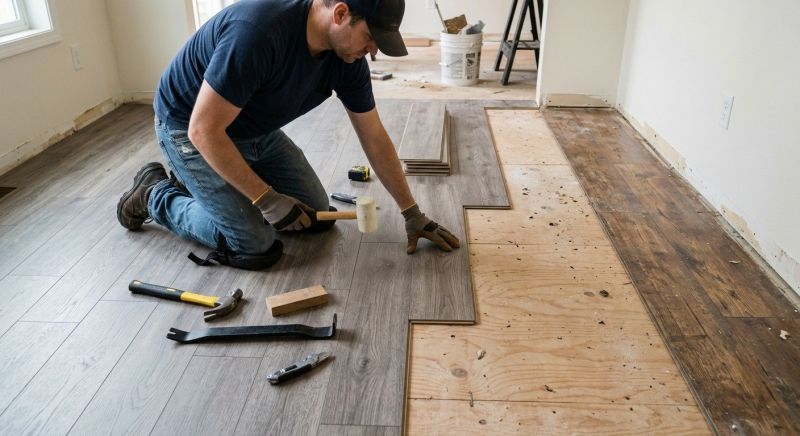Laminate Floor Replacement in Chepachet, RI