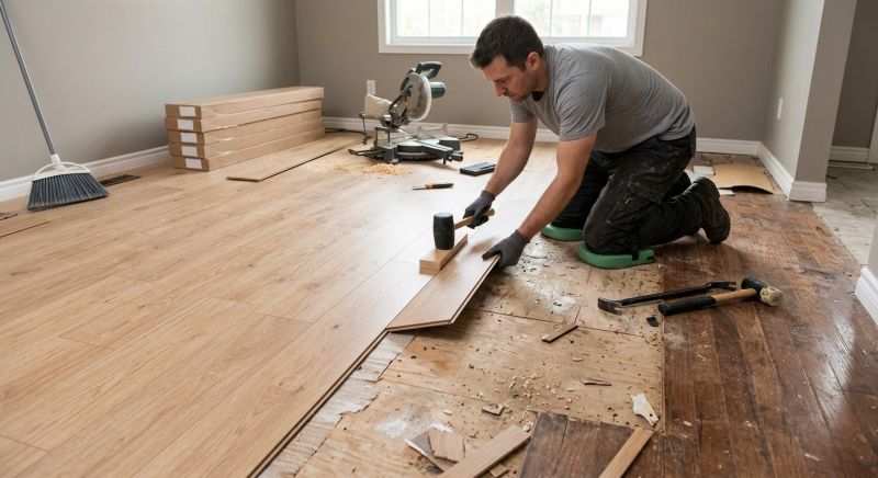 Laminate Floor Replacement in Little Compton, RI