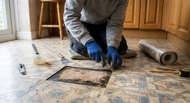 Linoleum Floor Installation in Bridgewater, MA
