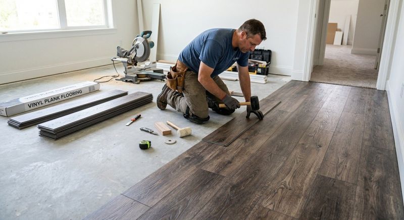 Linoleum Floor Installation in Plainville, MA