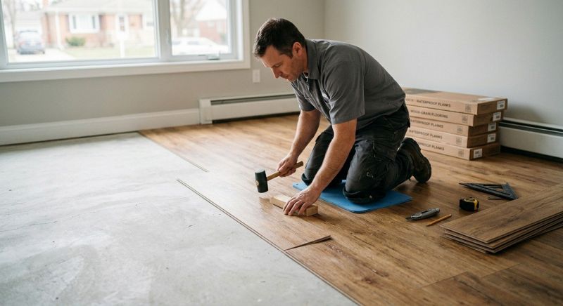 Linoleum Floor Installation in Walpole, MA
