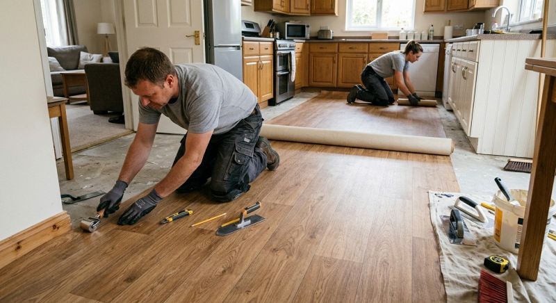 Linoleum Flooring Replacement in East Providence, RI