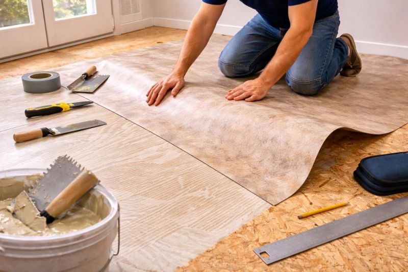 Sheet Flooring Installation in Wrentham, MA