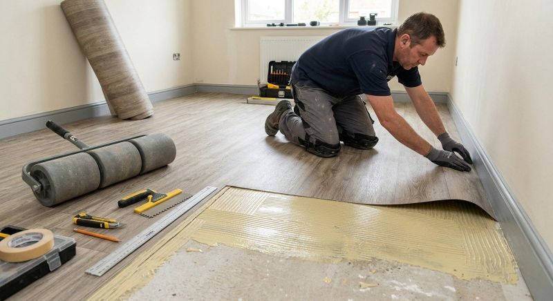 Sheet Linoleum Installation in Danielson, CT