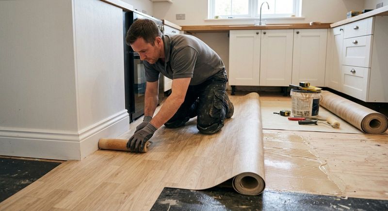 Sheet Linoleum Installation in Riverside, RI
