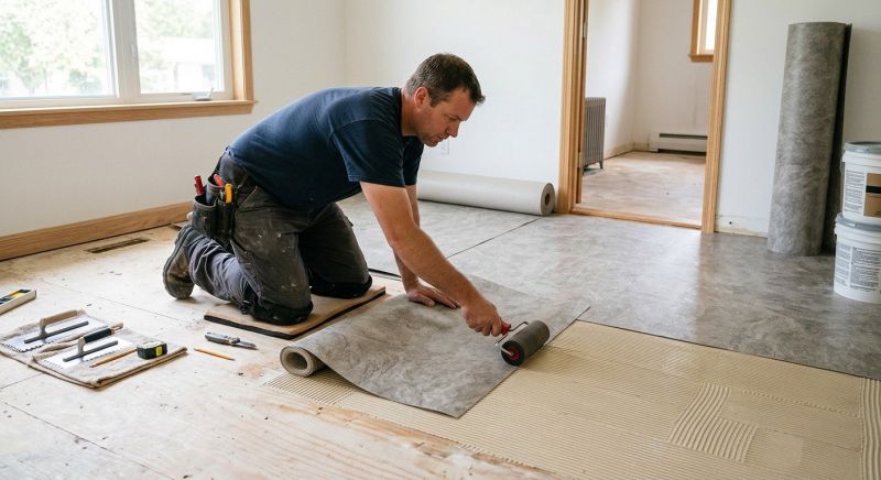 Sheet Vinyl Installation in East Providence, RI
