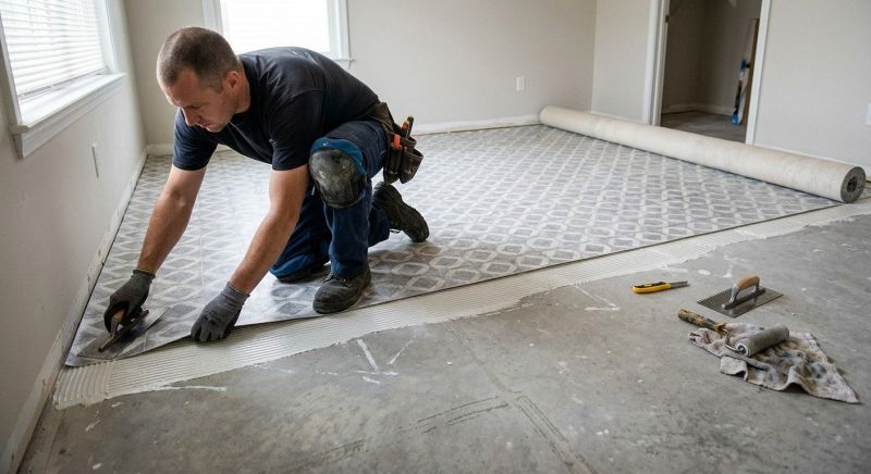 Sheet Vinyl Installation in Plainville, MA