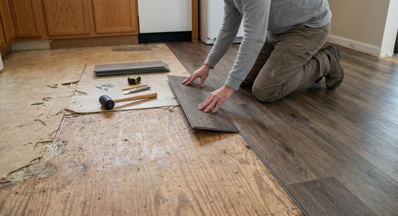 Vinyl Flooring Installation in Fall River, MA